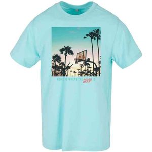 Mister Tee - Home Hoop Heren T-shirt - Blauw