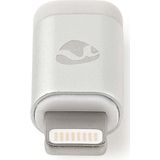 Nedis Lightning-Adapter - Apple Lightning 8-Pins - USB Micro-B Female - Verguld - Rond - Aluminium