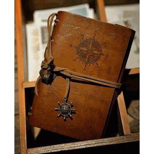 Vintage Lederen Notebook / Journal
