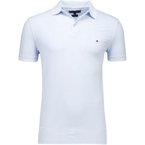 poloshirt korte mouw Tommy Hilfiger lichtblauw