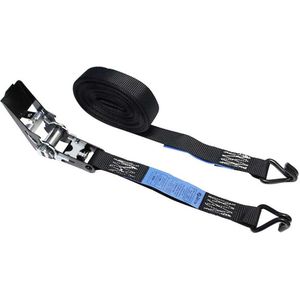 ELLER 2-delige spanband ratel en haken - 250/500daN - breedte 25mm - lengte 3m - zwart