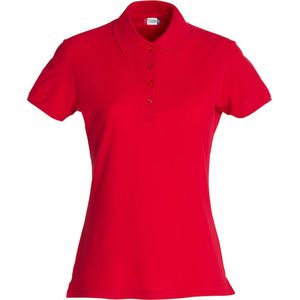 Clique Basic Polo Women 028231 - Rood - L