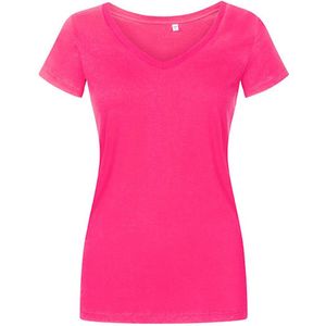 Promodoro Women´s V-Neck T-Shirt XO1525 - Bright Rose - XL