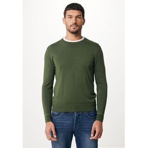 BRIAN Crew Neck Sweater Mannen - Warm Green - Maat L