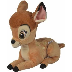 Bambi – Disney Hert Pluche Knuffel 35 cm {Disney Plush Toy | Speelgoed Knuffeldier Knuffelpop voor kinderen jongens meisjes | Dombo, Stampertje, Dalmatiers, Lady Vagebond, Bambi, Marie}