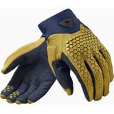 REV'IT! Massif Ocher Yellow Motorcycle Gloves L - Maat L - Handschoen