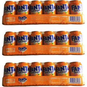 Fanta Zero Triple Pack Orange blik 3x 24x330 ml EU