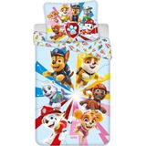 Paw Patrol Dekbedovertrek Super Heroes 140 X 200 Cm - 70 X 90 Cm - Katoen