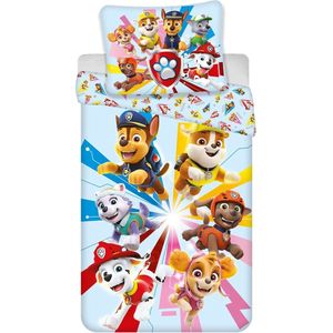 Paw Patrol Dekbedovertrek Super Heroes 140 X 200 Cm - 70 X 90 Cm - Katoen