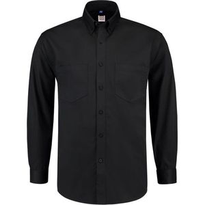 Overhemd - Lange mouw - Maat L - Zwart Tricorp (ROM88)  OHL150