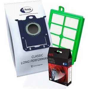Voordeelset s-Bag: 4X GR 201S Plus s-Filter AEF 12 - Motorfilter AEF 54 - s-Fresh geur - Geschikt voor o.a. APF 61 VX 6-2 FC 8371 zwart