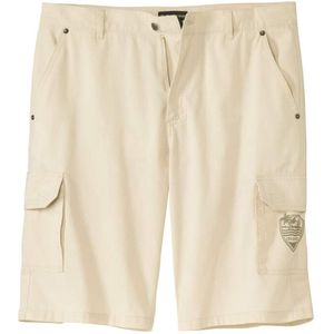 ATLAS FOR MEN - Canvas bermuda met 2 cargozakken - Heren - Verkrijgbaar in grote maten - W28