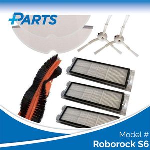 Roborock S6 Onderhoudsset van Plus.Parts® geschikt voor Roborock - 8 delig!