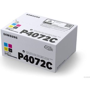 Samsung CLT-P4072C (SU382A) cyaan, gele, magenta, zwarte tonercartridge Pack voor CLP-320 / SS060A / CLX-3185-serie