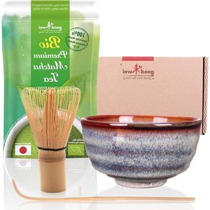 Beginnersset Theeceremonie - Japanse Biologische Matcha Thee (Uji) - Complete Matcha Set