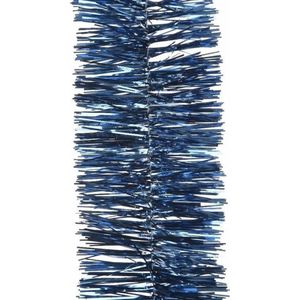 Kerstboom folie slinger nachtblauw 270 cm