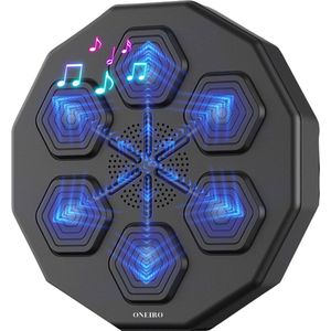 Oneiro’s BOX® Smart Music Boxing Machine met bluetooth - bokszak - boksbal - Digitale Boksmachine - Intelligente Training - luxe - Boksmachine met muziek - fitness - zomer