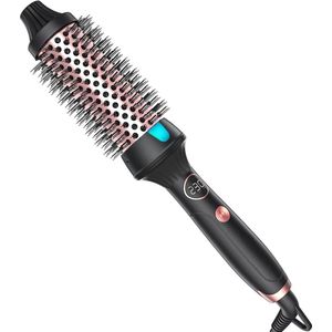 DailySupplies® Ronde Volumeborstel - Multistyler - Haarstyler föhn - Diffuser voor Krullen - Roze en Zwart