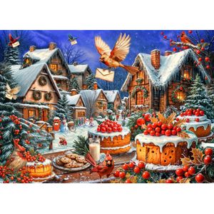 Bluebird Puzzle kerst puzzel Christmas Delights - 1500 stukjes.
