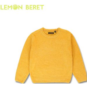 GELE PULL - Zacht - Lemon Beret - Maat 116 / 6 jaar