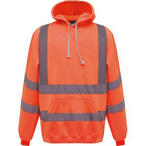Sweatshirt Unisex XXL Yoko Lange mouw Hi Vis Orange 100% Polyester