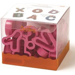 Decora Koekjes Uitsteker Set Alfabet -27st-