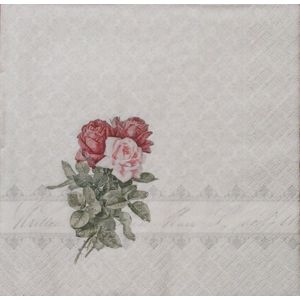 Roses Ornament Sagen vintage papieren servetten