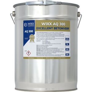 Wixx AQ 300 Excellent Betonverf - 20L - RAL 3020 | Verkeersrood