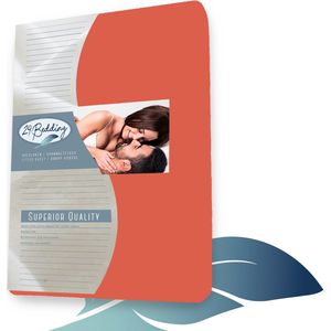 24-bedding Dubbel Jersey - Topdek Hoeslaken - Topper Hoeslaken - 100% katoen - 80 x 200 cm - Terra - Extra dikke kwaliteit 200 gr/m2