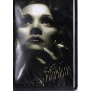 Marlene Dietrich metalen ansichtkaart 10x14 cm