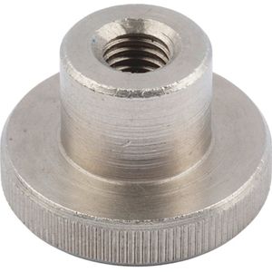 Wurth - DIN 466 roestvast staal A1 blank - Kartelmoer, hoge vorm DIN 466, RVS A1, blank - x 100 st