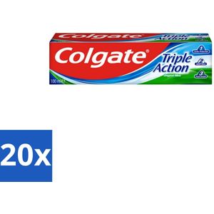 Colgate - Triple Action - Original Mint - Tandpasta - 100ml - Bulkverpakking - 20 stuks