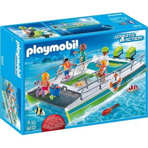 Playmobil Sports & Action: Glasboot Met Onderwatermotor (9233)