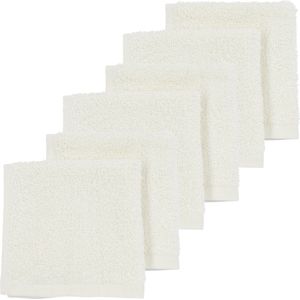 Meyco Baby Uni monddoekjes - 6-pack - badstof - offwhite - 30x30cm