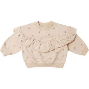 Vilolux® - Quincy Mae - Ruffle fleece sweatshirt Rainbow - Trui - maat 86/92