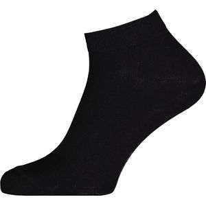 FALKE Happy dames enkelsokken (2-pack) - katoen - zwart (black) - Maat: 39-42