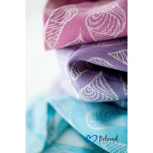 Beloved Frozen Joy - 5 - Draagdoek - Patroon, Blauw, Roze, Wit/Ecru, Paars