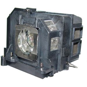 Beamerlamp geschikt voor de EPSON H455B beamer, lamp code LP71 / V13H010L71. Bevat originele P-VIP lamp, prestaties gelijk aan origineel.