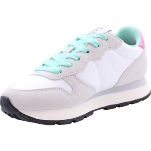 Sun 68 Ally Solid Nylon dames sneaker - Wit - Maat 37