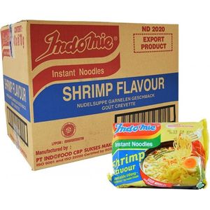Indomie Instant Noodles - Shrimp Flavour - 40 x 70g