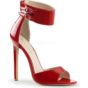Pleaser - SEXY-19 Sandaal met enkelband - US 13 - 44 Shoes - Rood