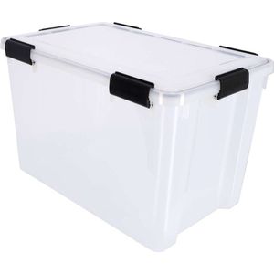 IRIS Airthight Opbergbox - 70L- Transparant - 60X40X40 CM