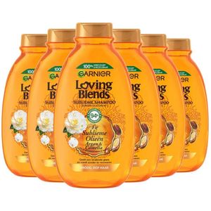 Garnier Shampoo Loving Blends – Argan & Cameliaolie 300ml (6 stuks)