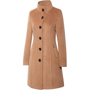 Versano Violet NG Dames Mantel Manteljas 3 kwart Winterjas XL - Camel