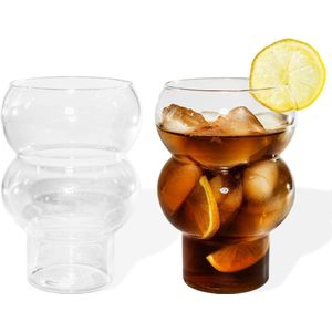Drinkglazen IJskoffieglazen Cocktailglazen Longdrinkglazen Water Thee Koffie Sap | Vaatwasmachinebestendig Duurzaam |
