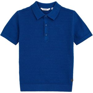 WE Fashion Jongens polo met structuur