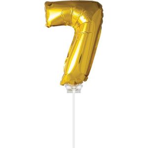 Folie Ballon Goud ""7"" (40CM)