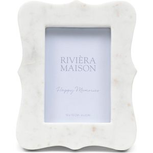 Riviera Maison Vitriani Photo Frame 10x15 - Marmer, Glas - Wit