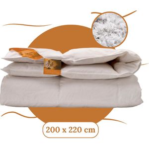 Ten Cate Dekbed - Dekbed 200x220 - Dekbedden - Donzen Dekbed - Donzen Dekbed 200x220 - All Year Dekbed met Dons - Zomerdekbed & Winterdekbed - Warmteklasse 2