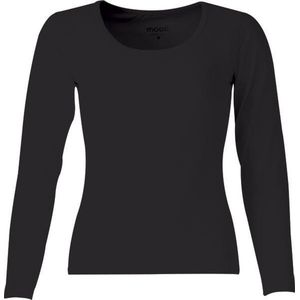 MOOI! Company -T-shirt Arlette lange mouw - O-Hals - Aansluitend model - Kleur Zwart - XS